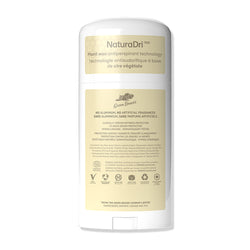 Green Beaver aluminum-free antiperspirant deodorant Vanilla Bliss scent back label