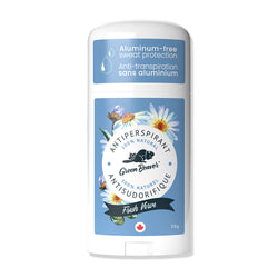 Stick of Green Beaver aluminum-free antiperspirant deodorant Fresh Verve scent front view