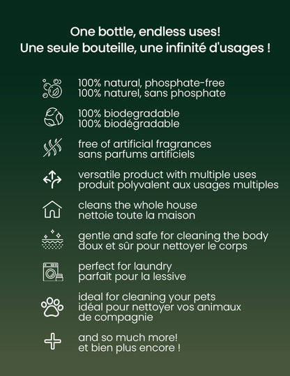 All-in-One Pure Castile Soap - Boreal Forest