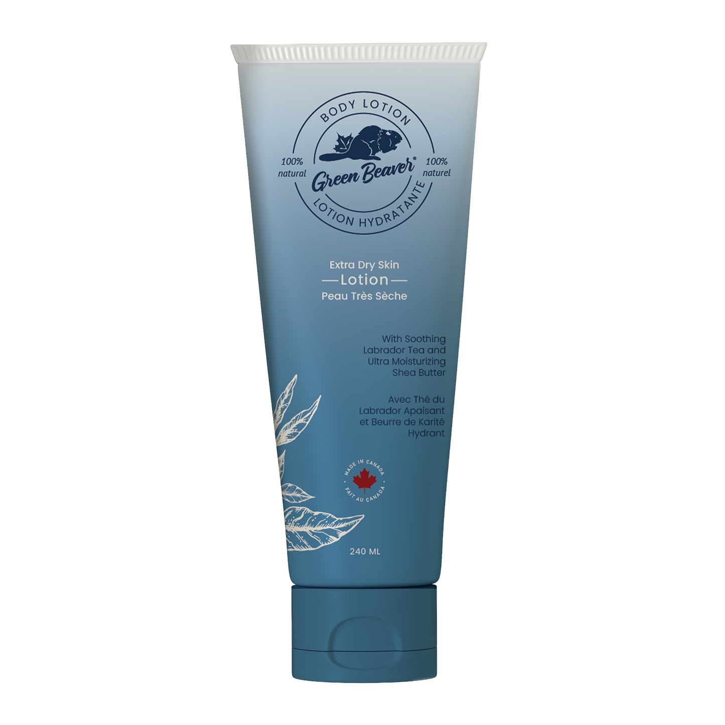 Green Beaver coconut body lotion bottle