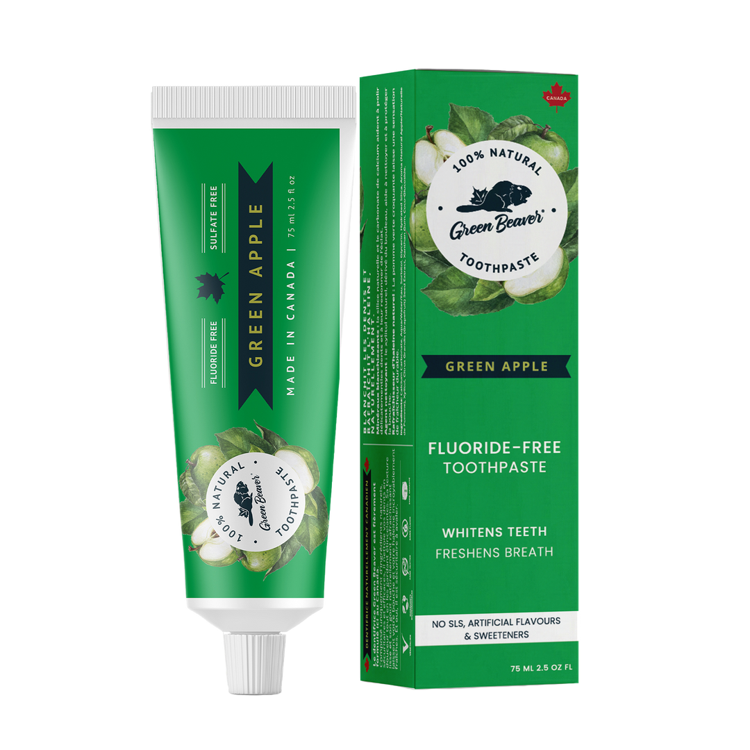 Fluoride Free Green Apple Toothpaste – Green Beaver