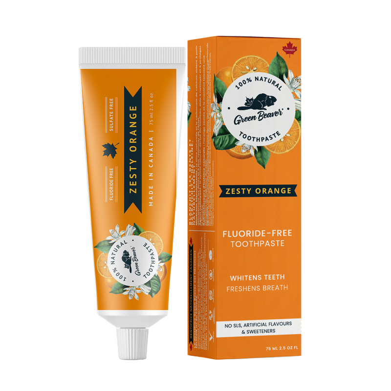 Fluoride Free Flavored Toothpaste - Orange – Green Beaver
