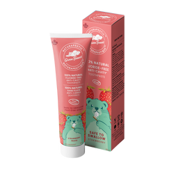 Green Beaver Kids Naturapeutic strawberry toothpaste tube and box