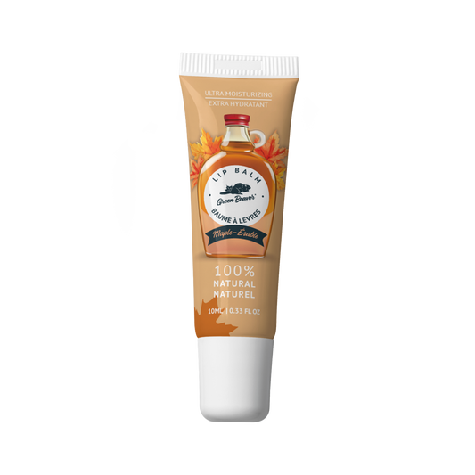 Green Beaver maple lip balm tube