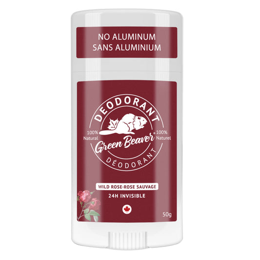Green Beaver natural deodorant Wild Rose front view