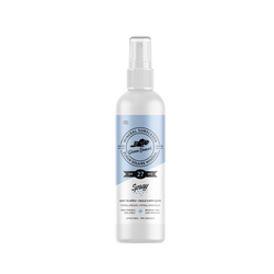 Green Beaver SPF 27 mineral sunscreen spray bottle displayed on a white background, lightweight natural spray sunscreen for easy application