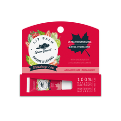 Green Beaver strawberry-lime lip balm box