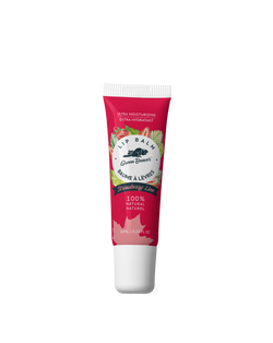 strawberry lime natural lip balm