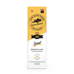 ecran solaire mineral fps 40 pour le sport de green beaver
