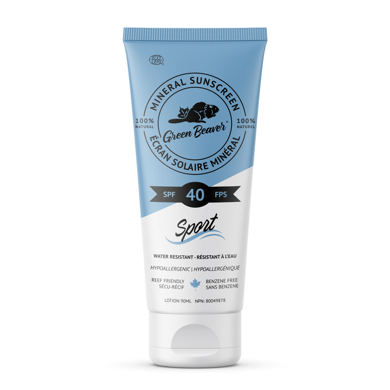mineral sunscreen spf 40 sport bleu